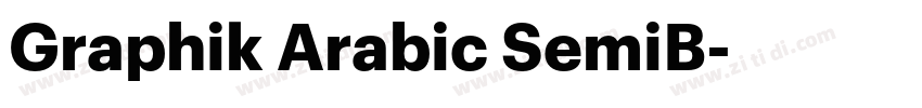 Graphik Arabic SemiB字体转换 Graphik Arabic SemiB字体转换